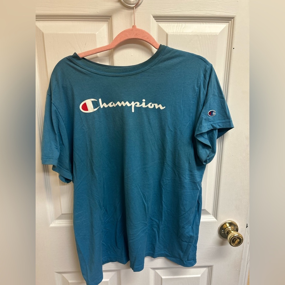 Champion Teal Athletic Tee